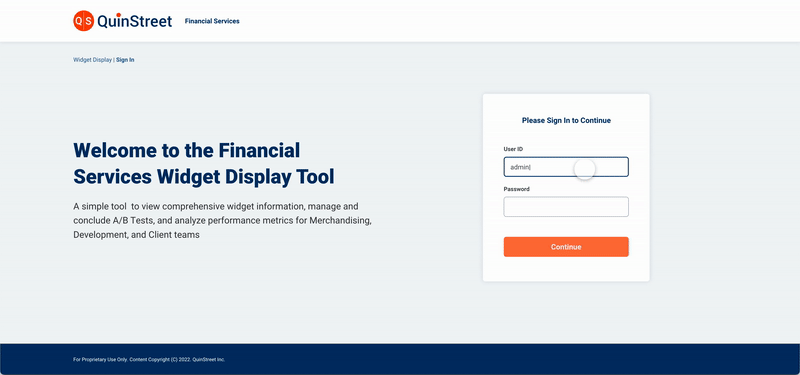 Demo of account functions