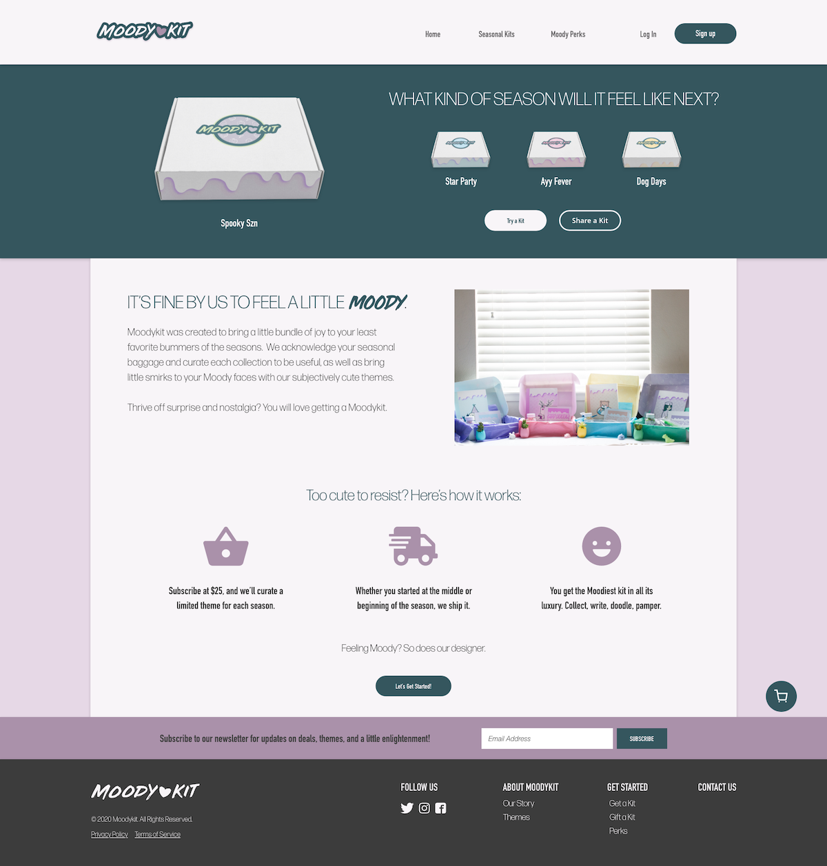 Moodykit Homepage