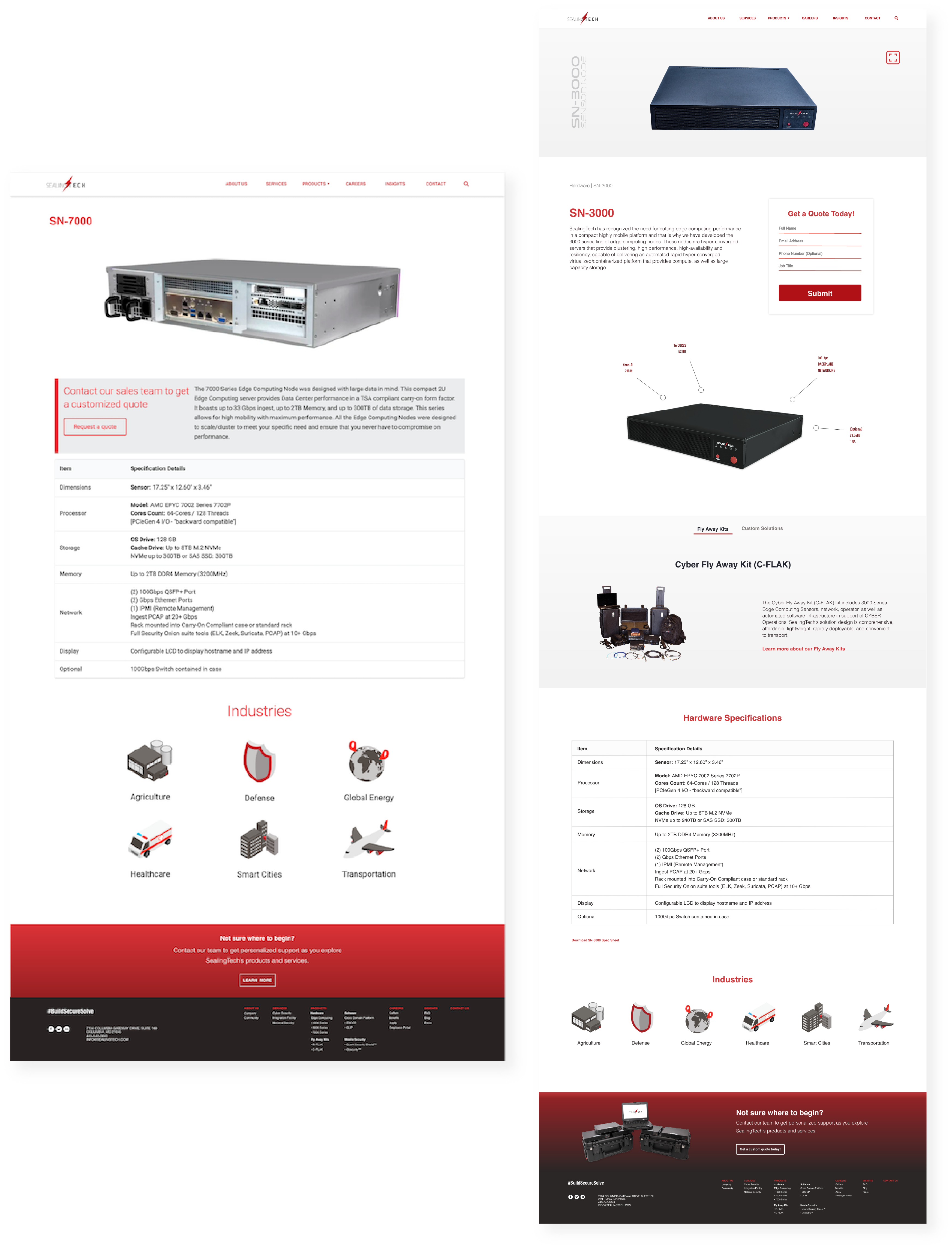 SealingTech Product Page